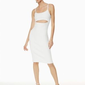 Aritzia Babaton Chic White Cutout Dress in size xs